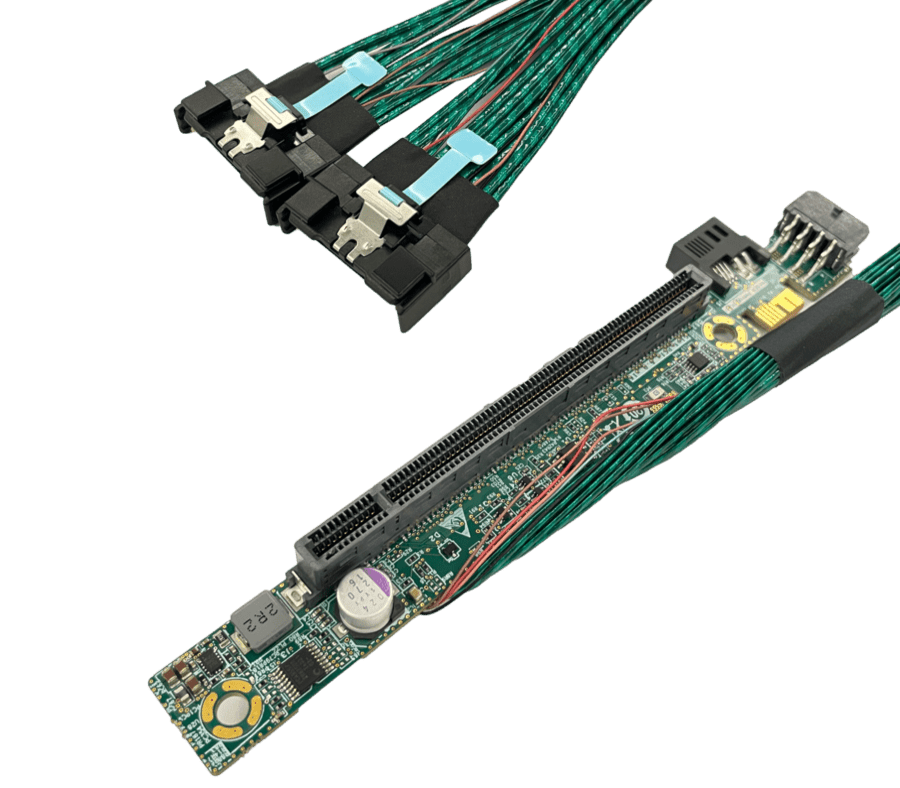 PCIe / Riser 连接线束